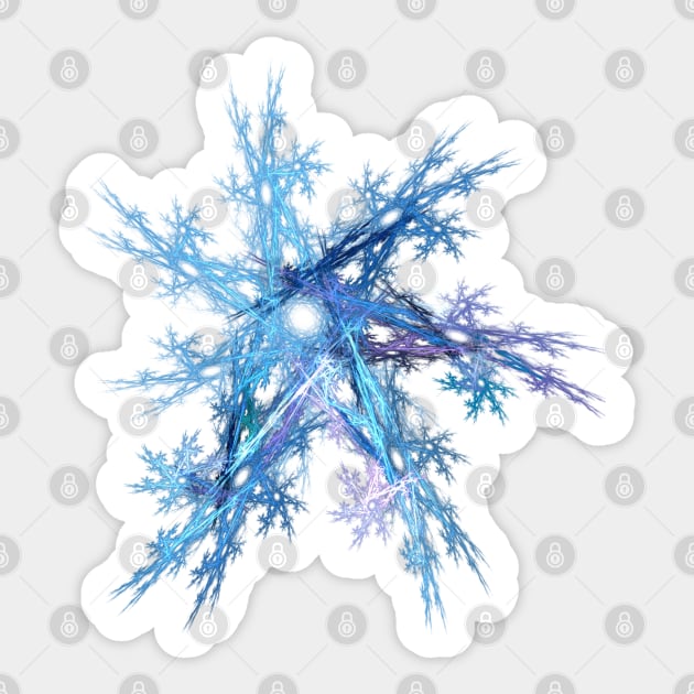 Snowflake Sticker by Maia Mystia